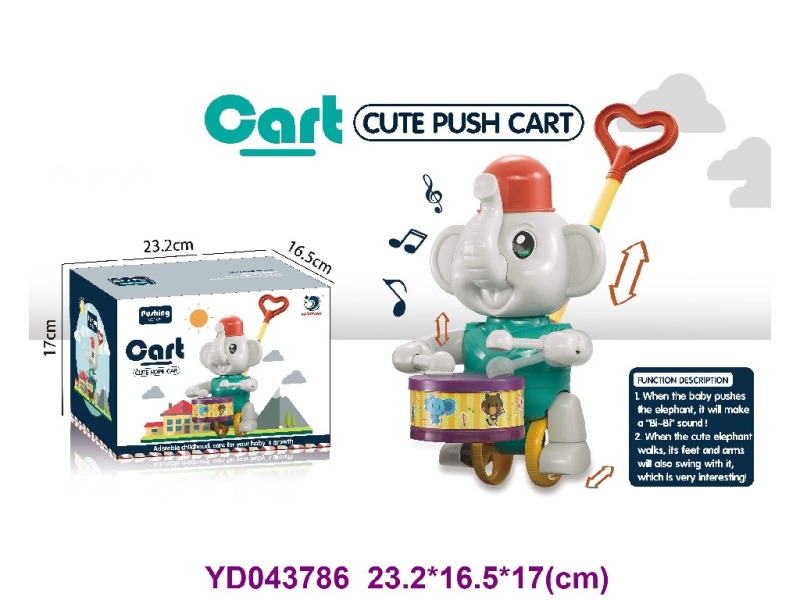 Hand pushed toys