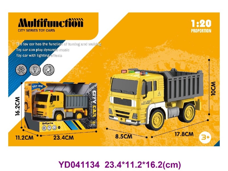 1:20 R/C CAR W/SOUNDS&LIGHT
