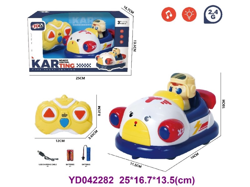 2CH R/C CAR W/LIGHT&SOUNDS