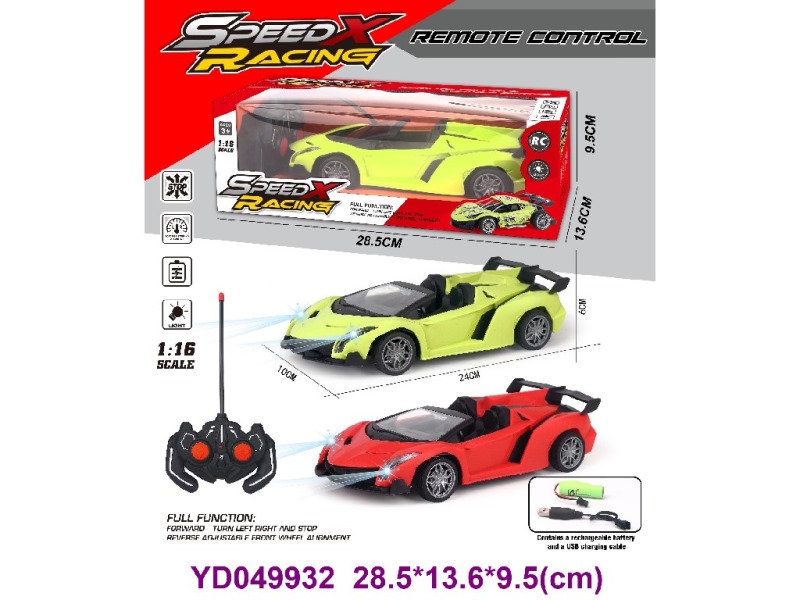 1:16 4CH R/C CAR W/LIGHT