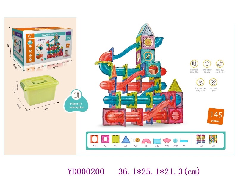 7.5CM  Magnetic toys  145PCS