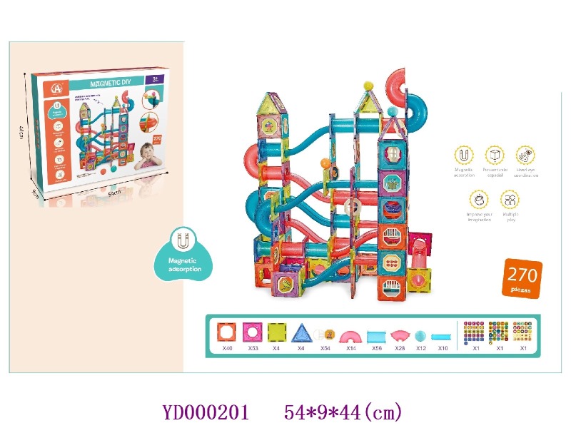 7.5CM  Magnetic toys  270PCS