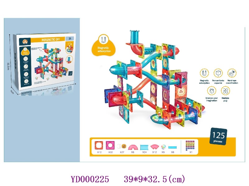 7.5CM  Magnetic toys  125PCS