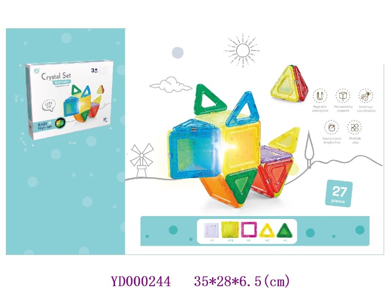 Magnetic toys  27PCS