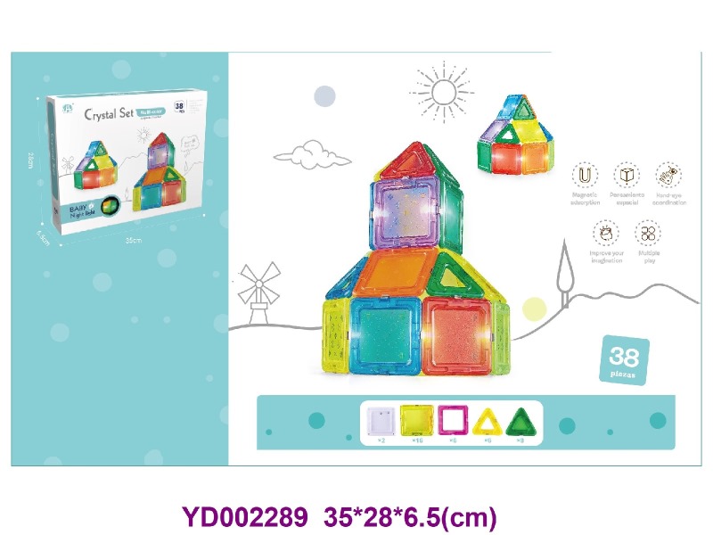 Magnetic toys 38PCS