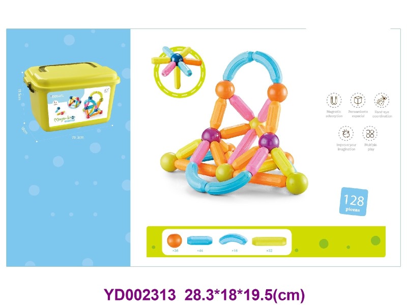 Magnetic toys  128PCS