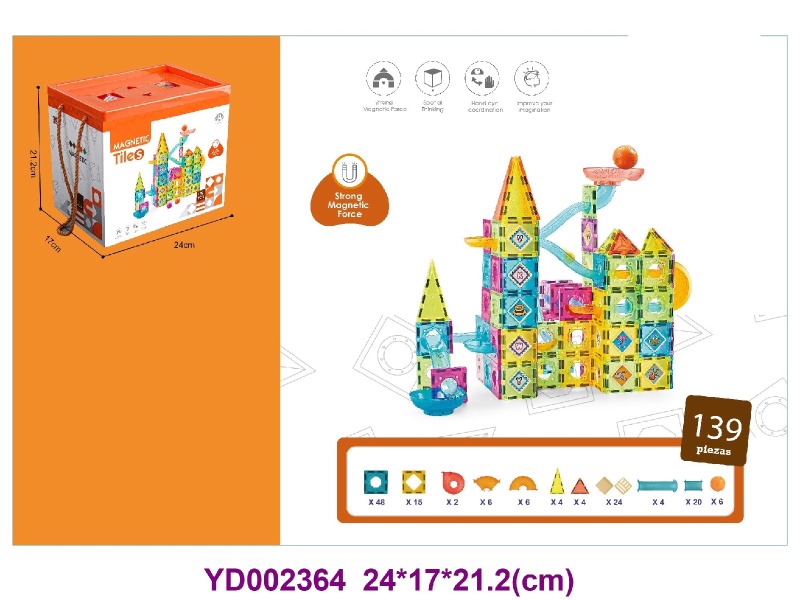 5.5CM  Magnetic toys 139PCS