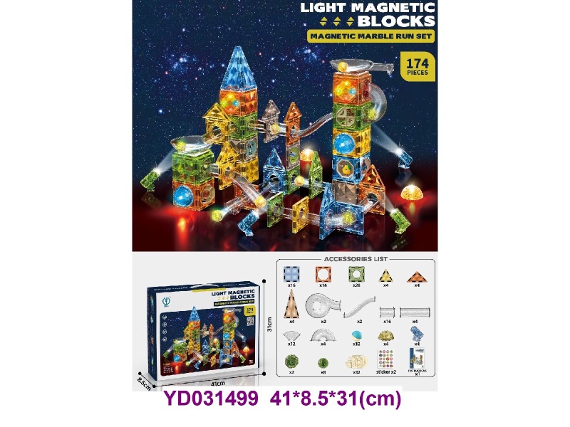 bricks  174PCS   w/light