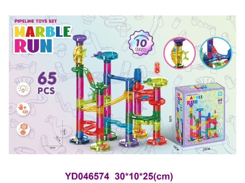BRICKS  65pcs  w/light