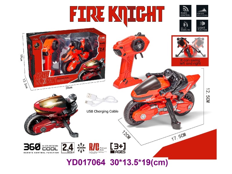 2.4G  R/C MOTORCYCLE W/LIGHT
