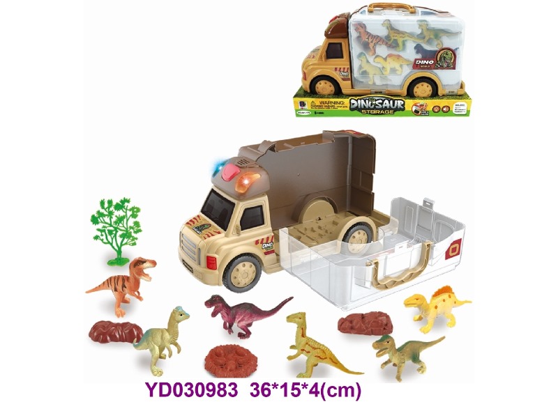 Dinosaur set w/light&sounds