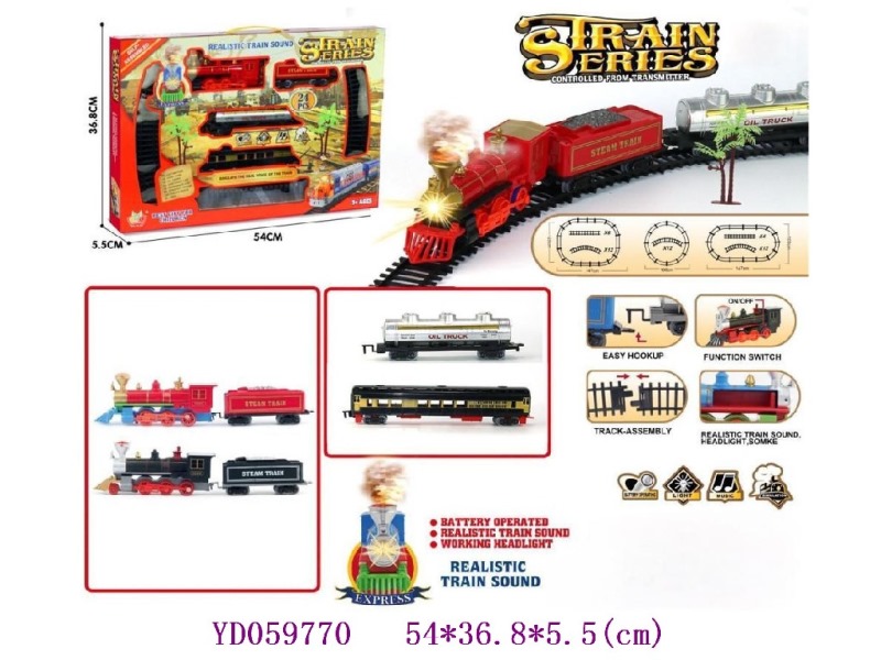 RAILWAY TOYS (BATTERY NO INCLUDE)