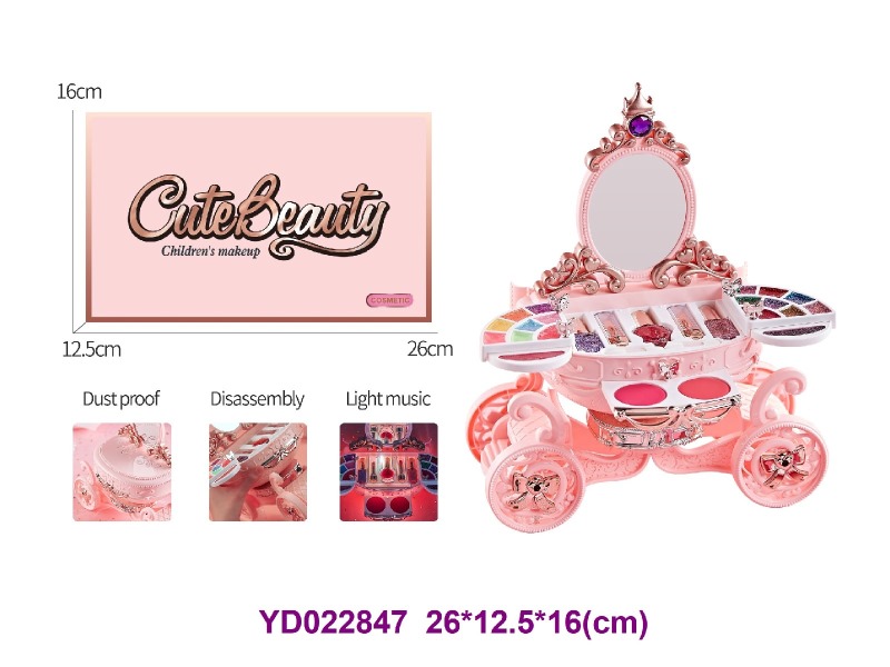 Beauty play set w/light&sounds