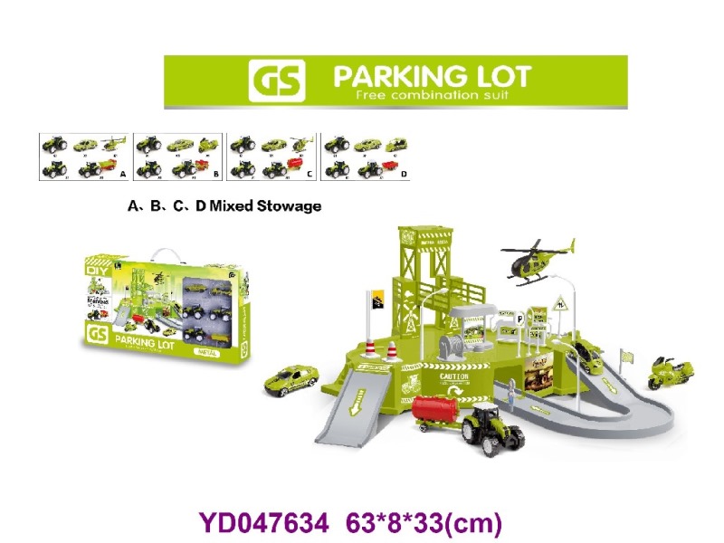 Parking lot 4 item mix