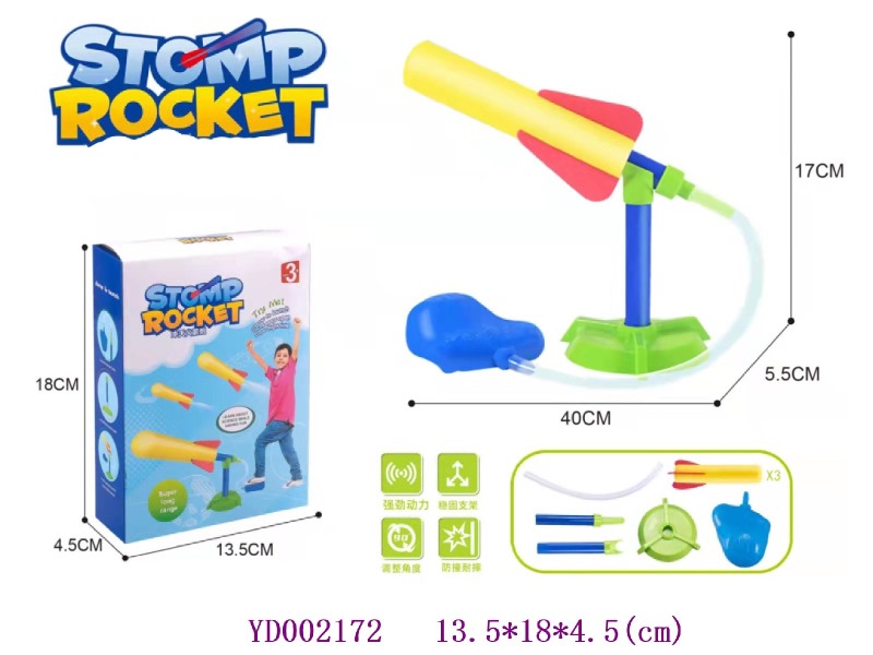 Cupola rocket s with 3 regular rockets