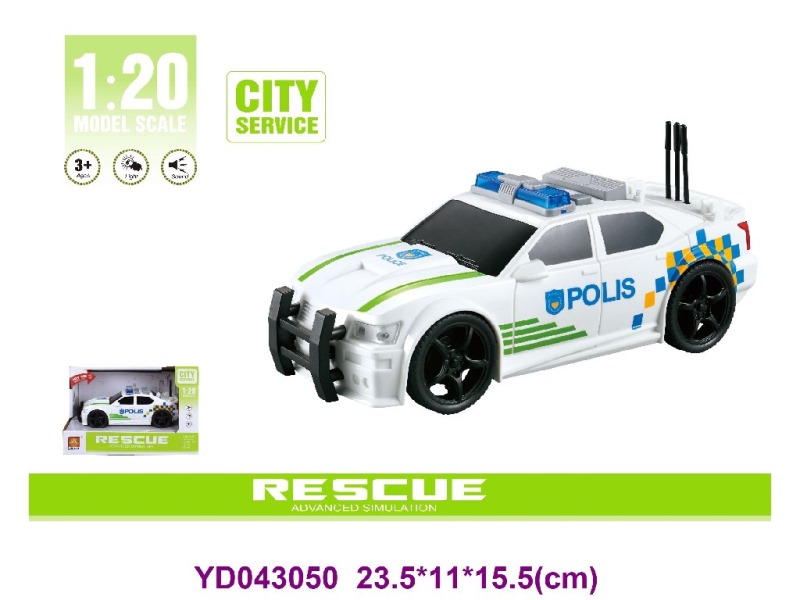1:20 B/O CAR W/LIGHT&SOUNDS