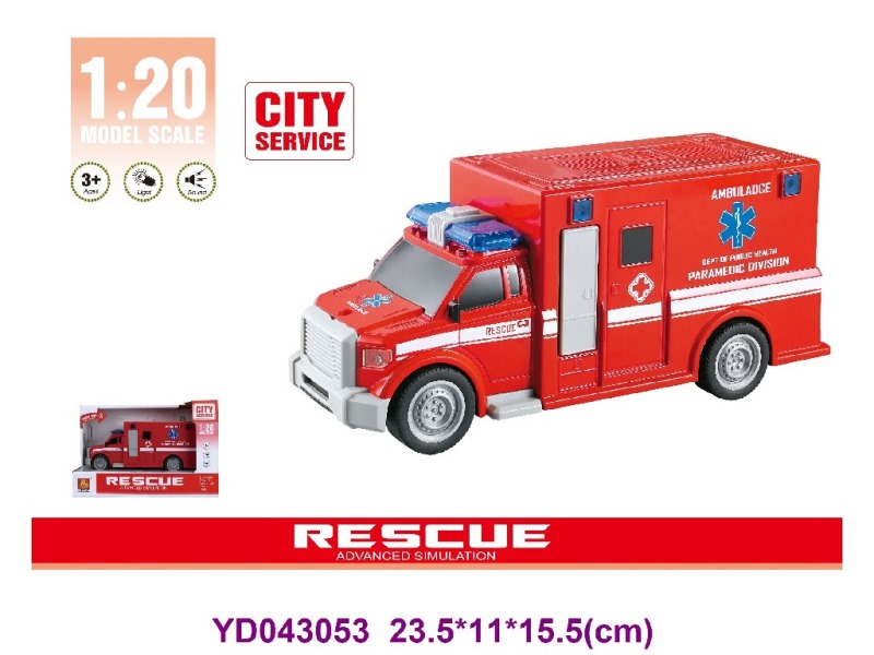 1:20 B/O CAR W/LIGHT&SOUNDS