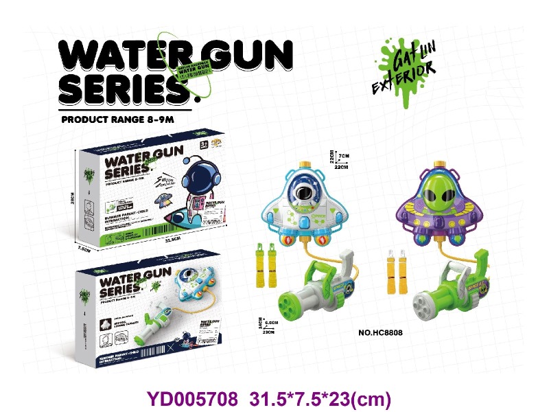 Water gun backpack