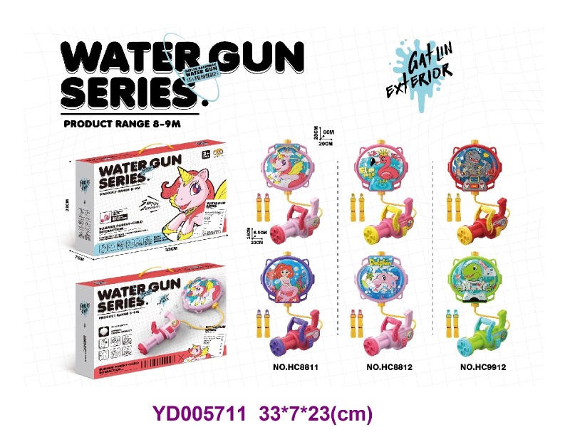 Water gun backpack