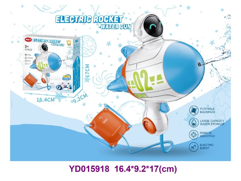 Water gun backpack
