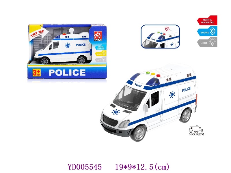 1:32 FRICTION CAR W/light & sounds battery include 3*AG13