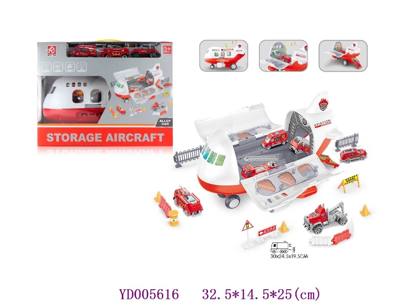 FRICTION Airplane W/light & sounds  battery not include 2*AA