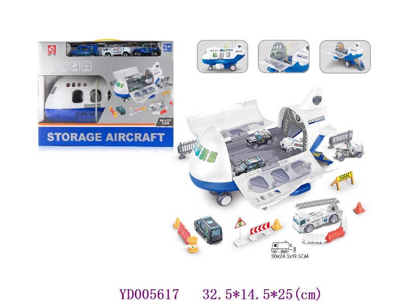 FRICTION Airplane W/light & sounds  battery not include 2*AA