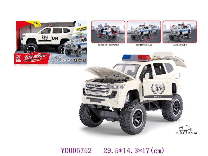 FRICTION CAR W/light & sounds battery include 3*AG13