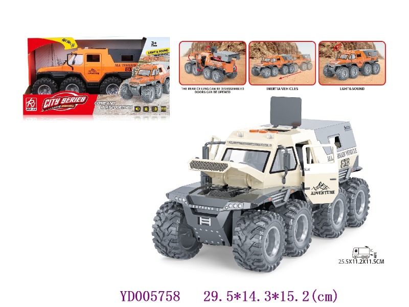 FRICTION CAR W/light & sounds battery include 3*AG13