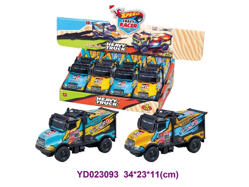 FRICTION CAR 4PCS/BOX