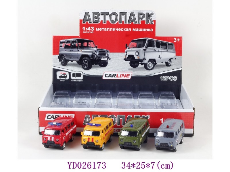 FRICTION CAR 12PCS/box