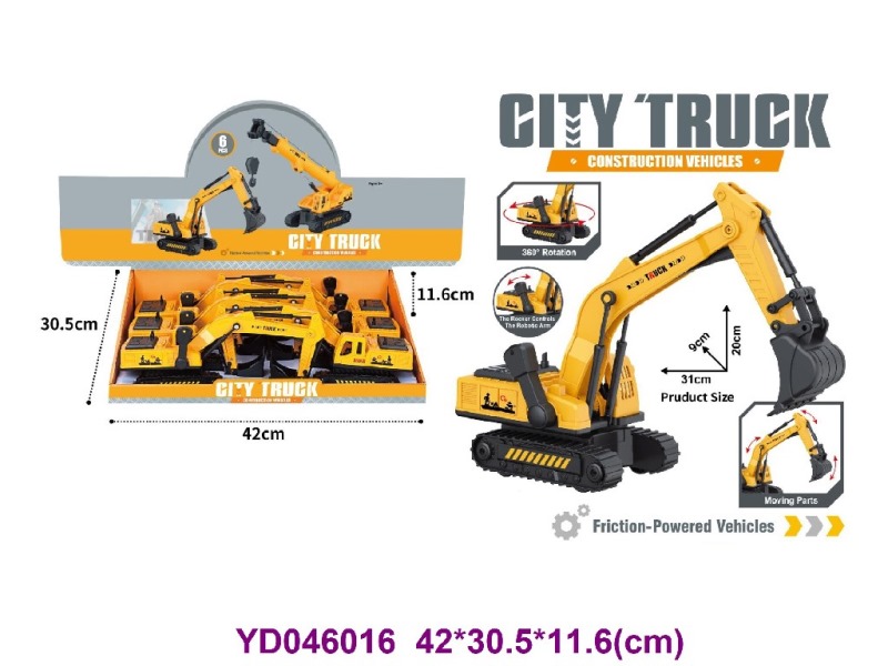 FRICTION CAR 6 PCS/BOX