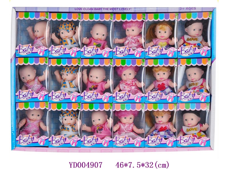 5” DOLL SET 18pcs/box