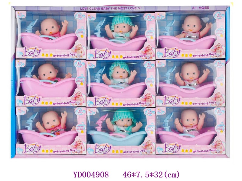 5” DOLL SET 9pcs/box