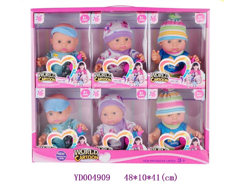 10” DOLL SET 6pcs/box