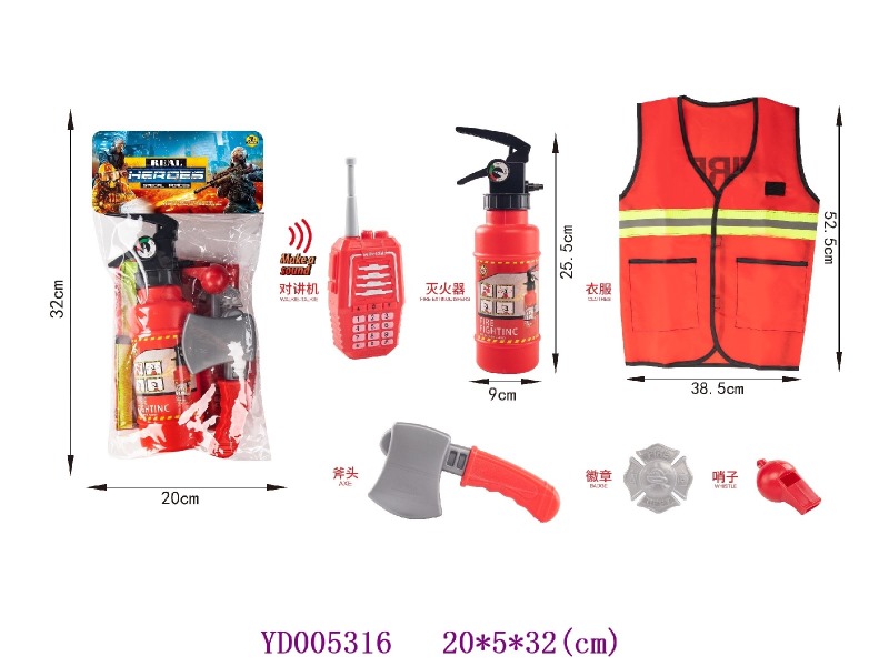 firefighting play set