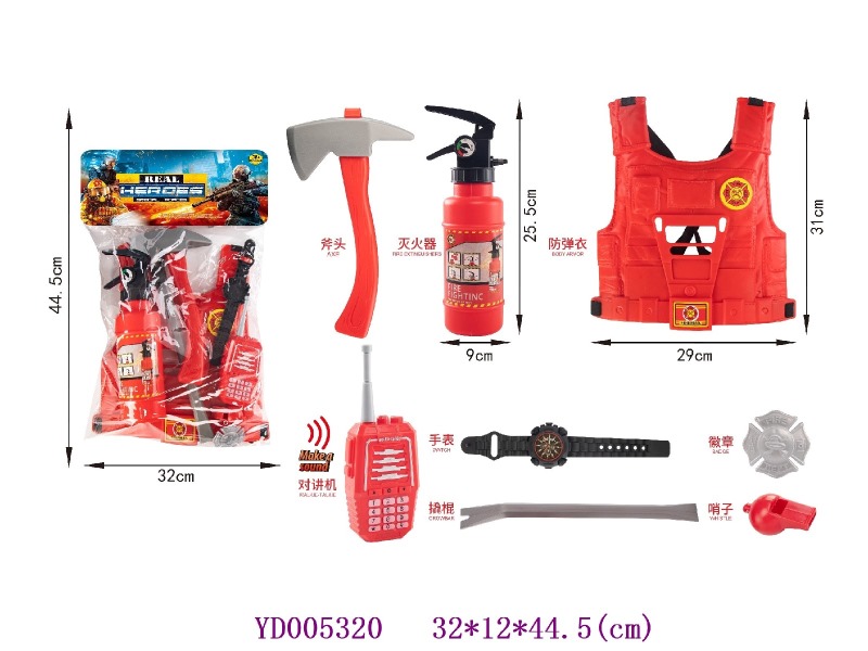 firefighting play set