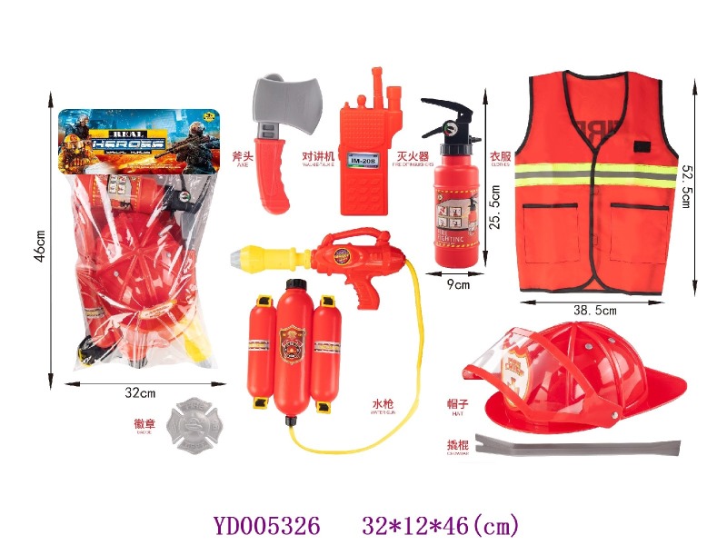 firefighting play set