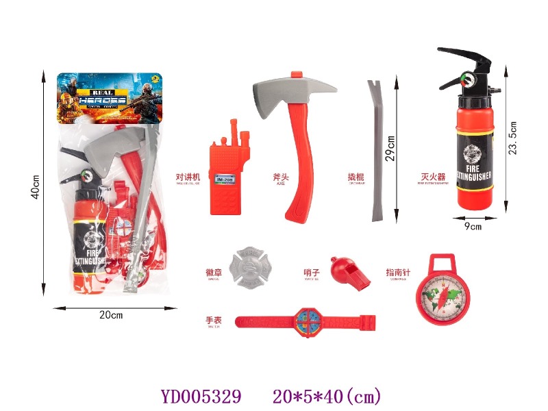 firefighting play set