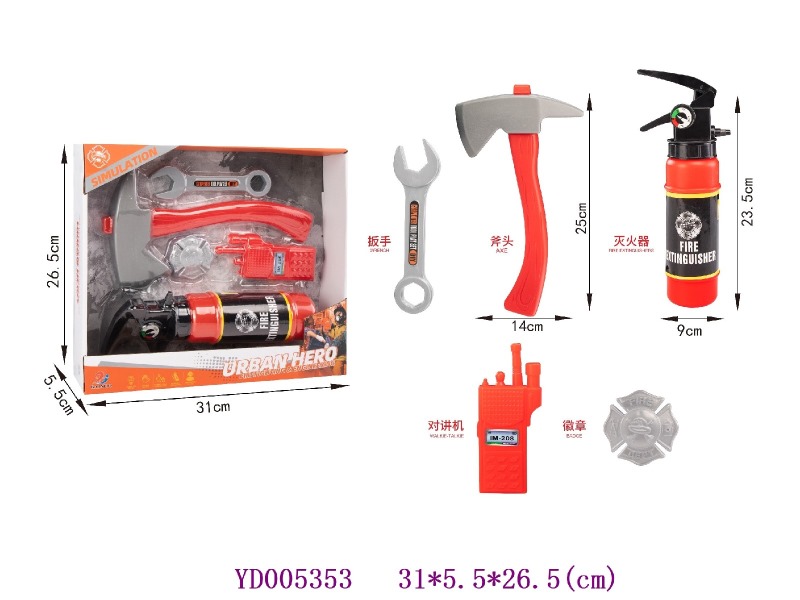 firefighting play set