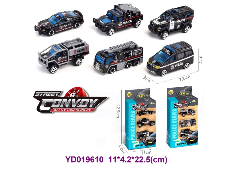 Die-cast Car 2 ITEM MIX