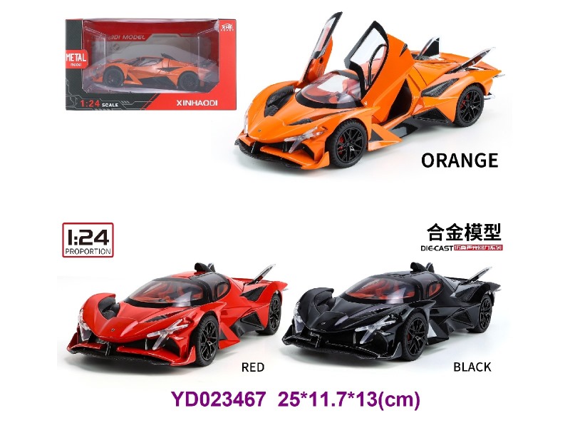 1:24 Die-cast Car W/LIGHT&SOUNDS