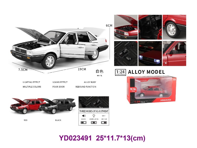 1:24 Die-cast Car W/LIGHT&SOUNDS
