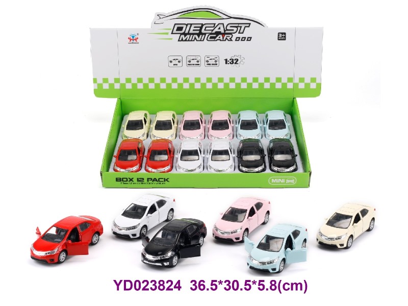 1:36 Die-cast Car 12 pcs/box
