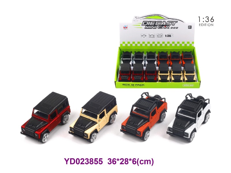 1:36 Die-cast Car 12 pcs/box