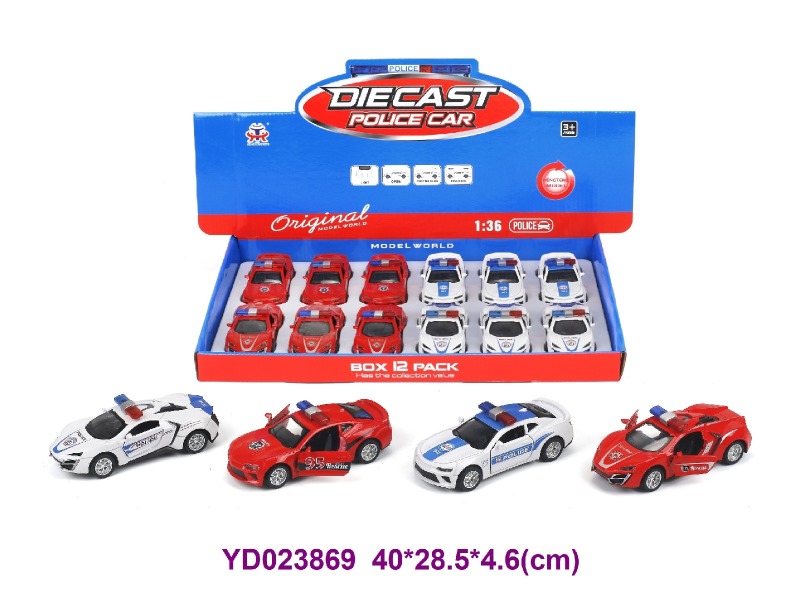 1:36 Die-cast Car 12 pcs/box