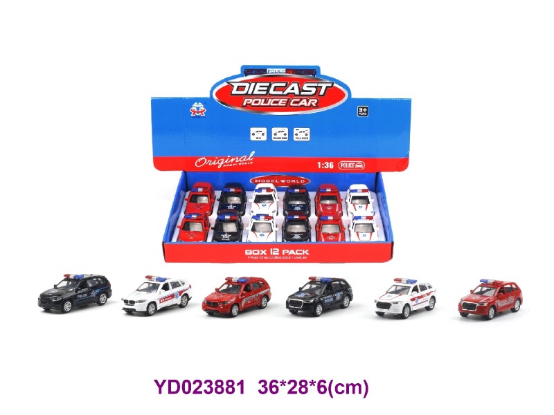 1:36 Die-cast Car 12 pcs/box