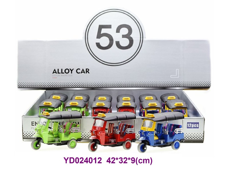 Die-cast Car  w/sounds&light  12PCS/BOX