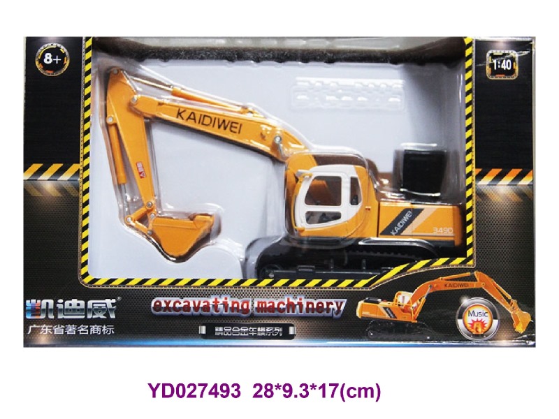 1:40 Die-cast Car  W/SOUNDS&LIGHT