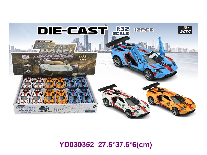 1:32 Die-cast Car 12 PCS/BOX